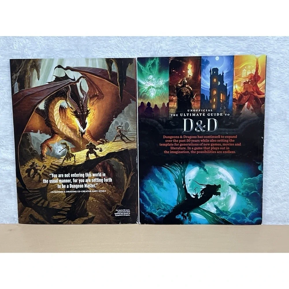 Lot 2 Dungeons & Dragons Ultimate Guide Magazines + Unofficial D&D Special